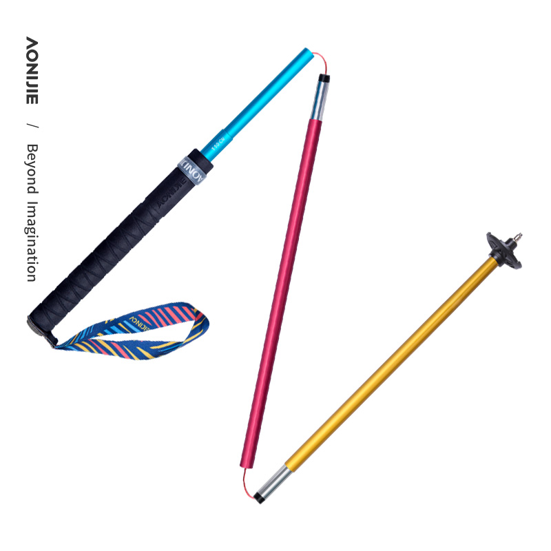 Trekking Pole Carbon - قطعتان من عصا المشي القابلة للطي