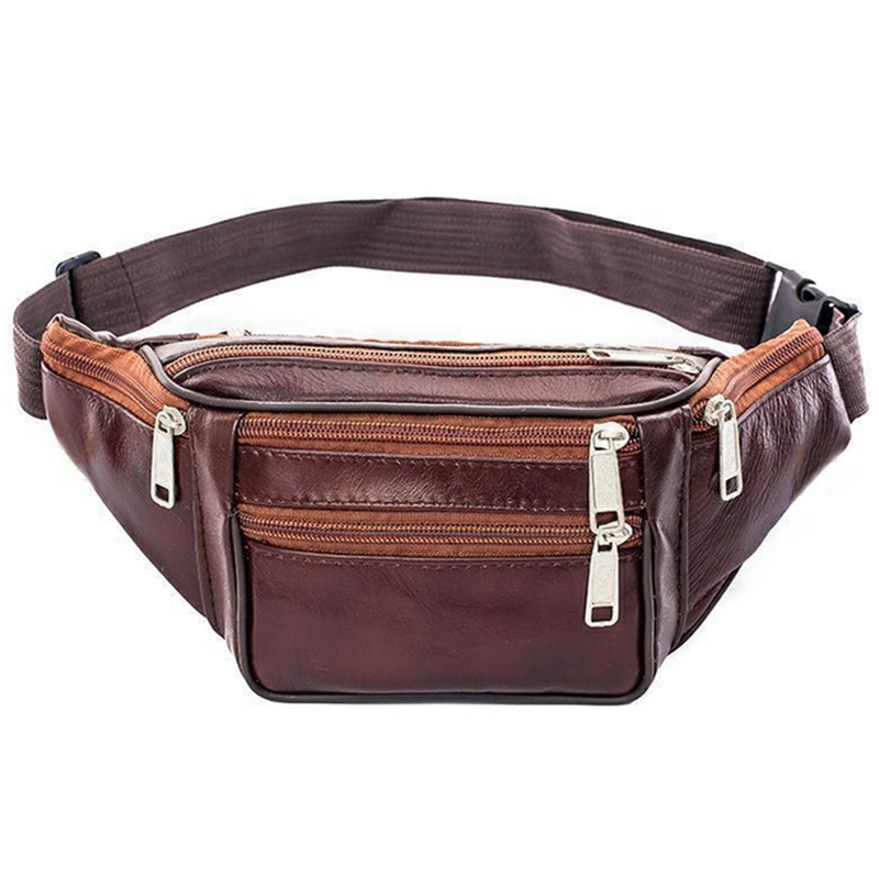 Running Belt - جلد الرجال الخصر حقيبة صدر للرجال