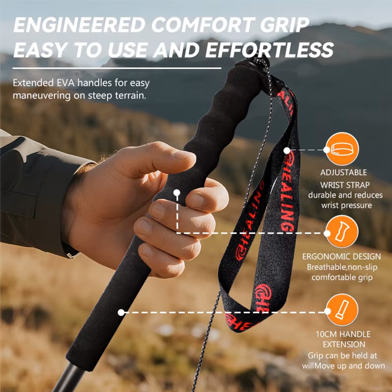 أوكهيلينج 110 جرام عصي المشي خ - مراجعة Trekking Pole Carbon وسعره