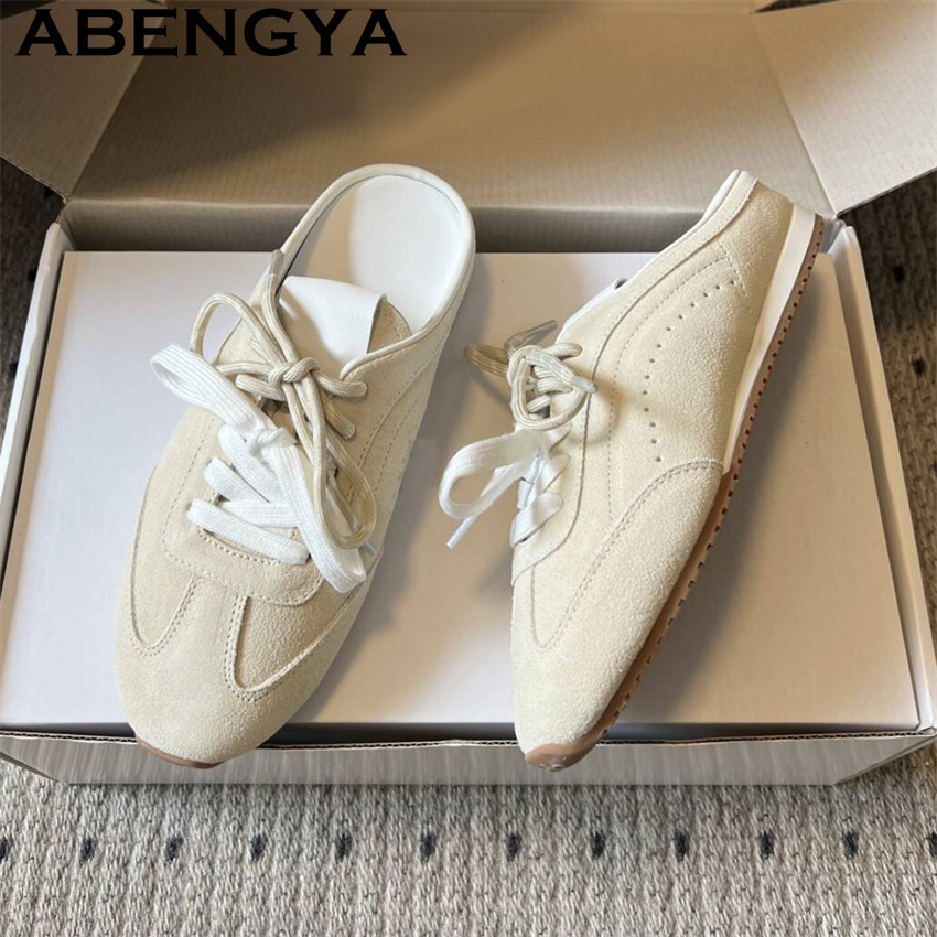 شباشب نسائية مسطحة كاجوال بربا - مراجعة Running Shoes Women وسعره