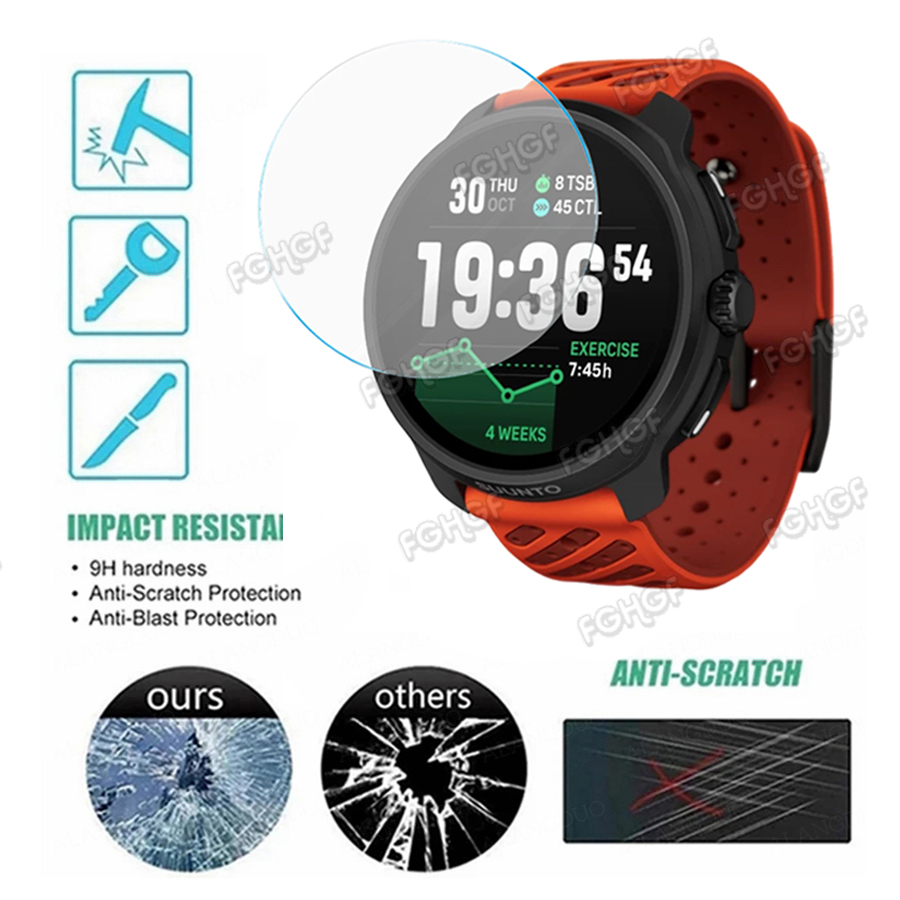 الزجاج المقسى طبقة رقيقة واقية - مراجعة Running Watch وسعره
