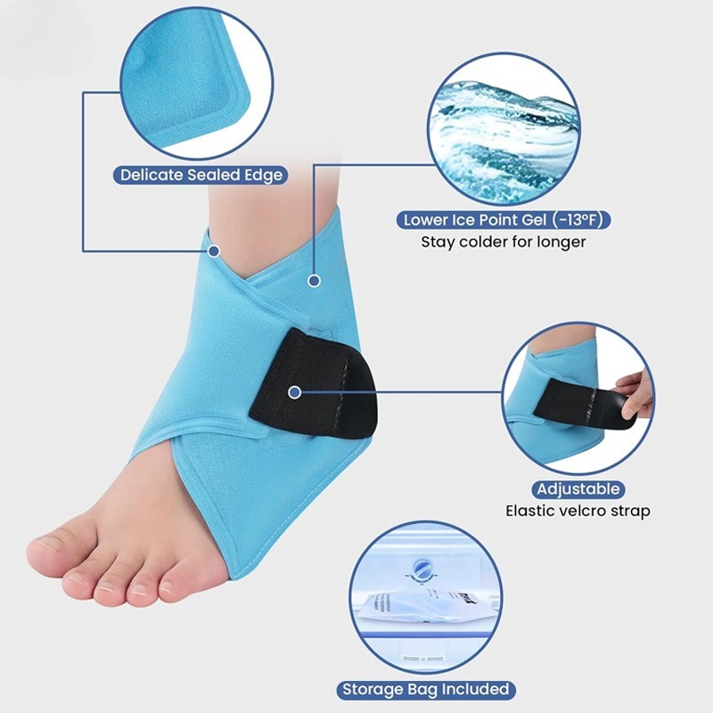 كمادة جل ناعمة للقدم والكاحل ل - مراجعة Ankle Brace وسعره