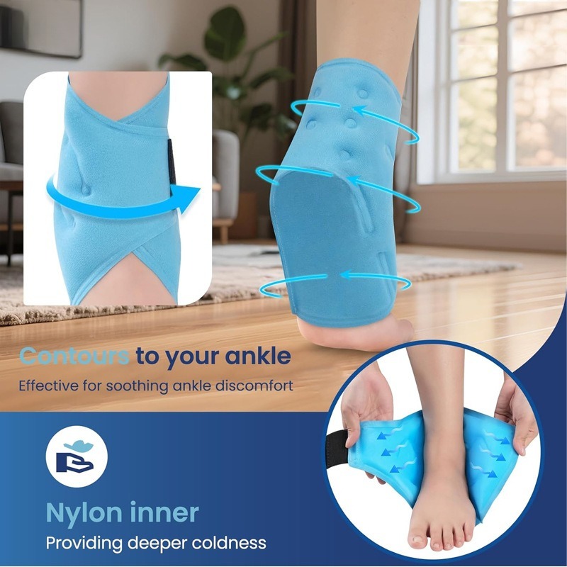 كمادة جل ناعمة للقدم والكاحل ل - مراجعة Ankle Brace وسعره