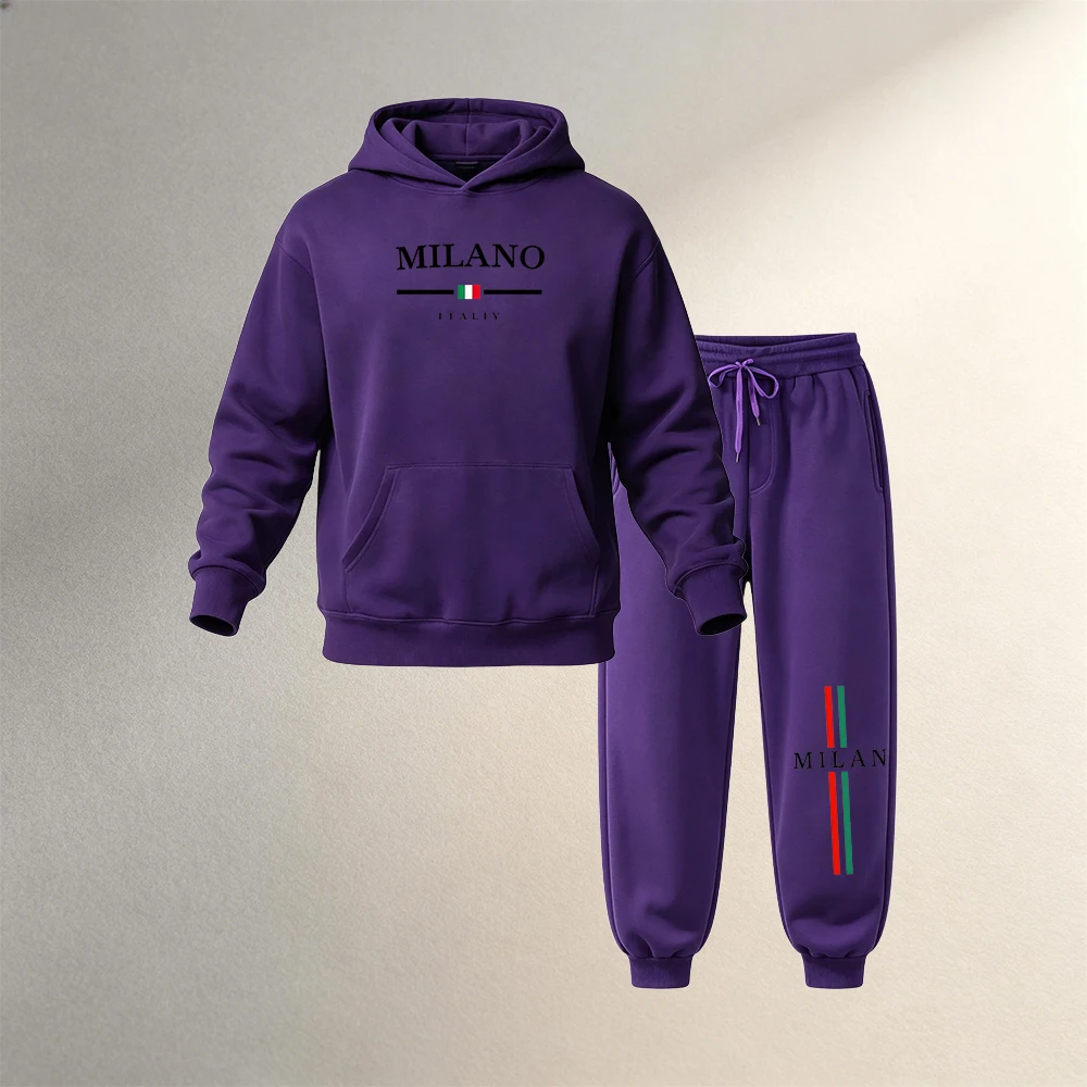 طقم هوديز رجالي من قطعتين لفصل - مراجعة Joggers Pants وسعره